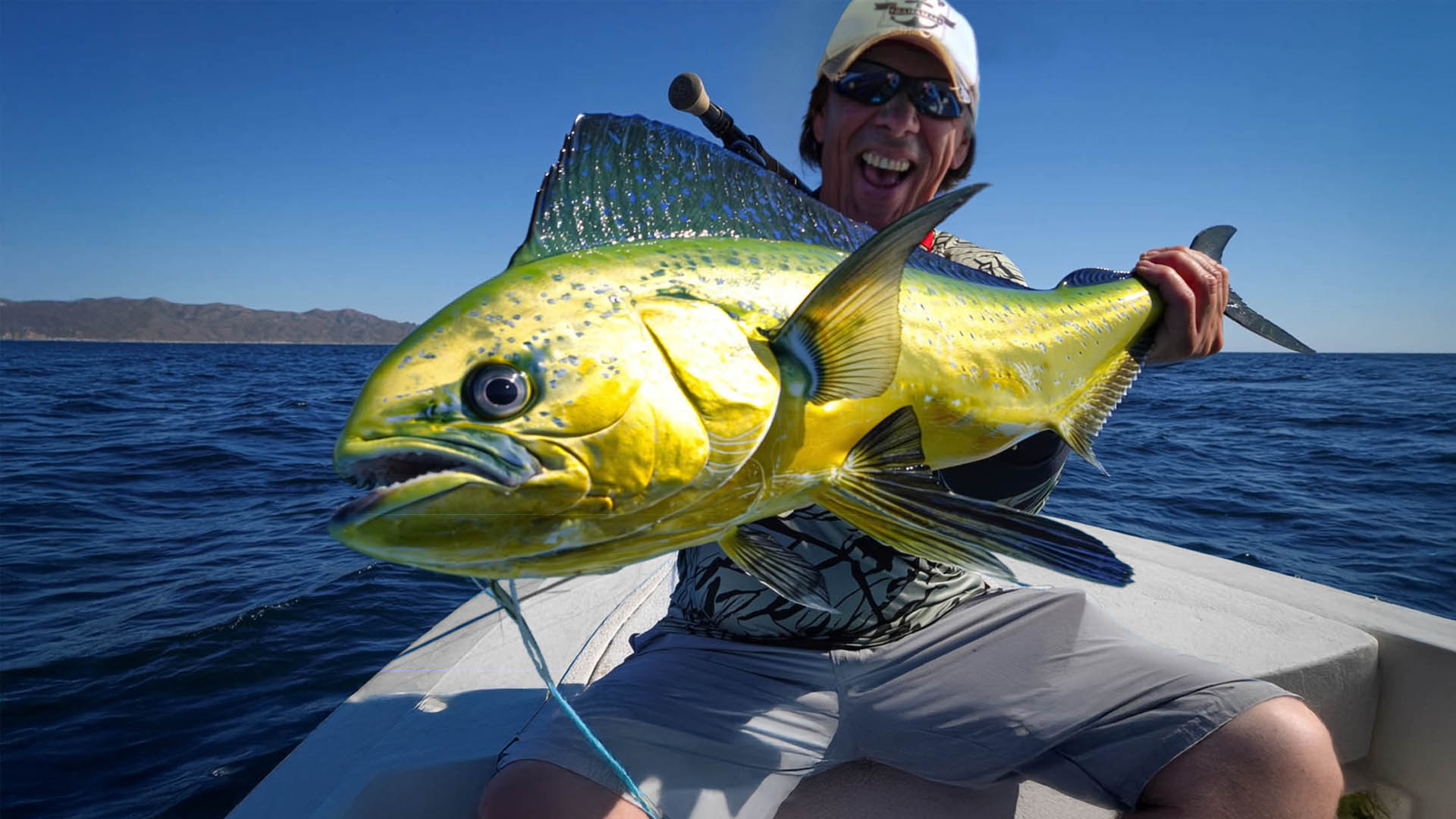 Salzwasserfliegenfischen auf Mahi Mahi in Zypern 